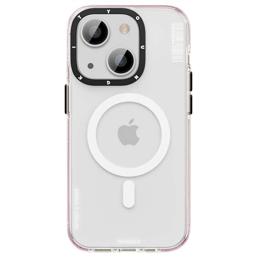 iPhone 14 Plus Kılıf M-safe Şarj Özellikli Youngkit Jane Sand Serisi Kılıf