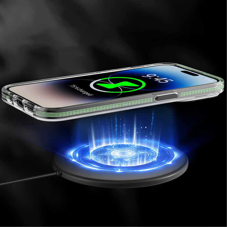 iPhone 14 Plus Kılıf M-safe Şarj Özellikli YoungKit Kamuflaj Serisi Kılıf
