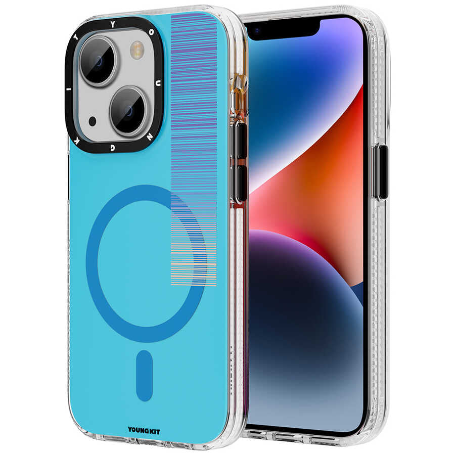 iPhone 14 Plus Kılıf M-safe Şarj Özellikli Youngkit Pure Serisi Kılıf