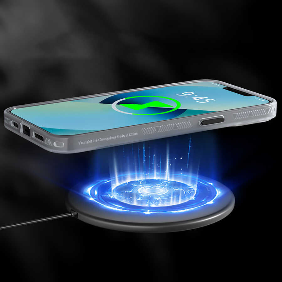 iPhone 14 Plus Kılıf M-safe Şarj Özellikli YoungKit Technology Serisi Kılıf