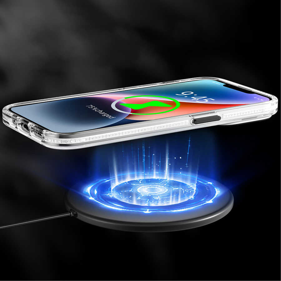 iPhone 14 Plus Kılıf M-safe Şarj Özellikli Youngkit Water-Ink Serisi Kılıf