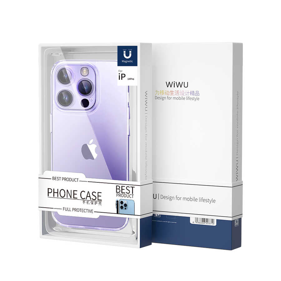 iPhone 14 Plus Kılıf Şeffaf Airbag Tasarımlı Wiwu ZCC-108 Concise Serisi Kılıf