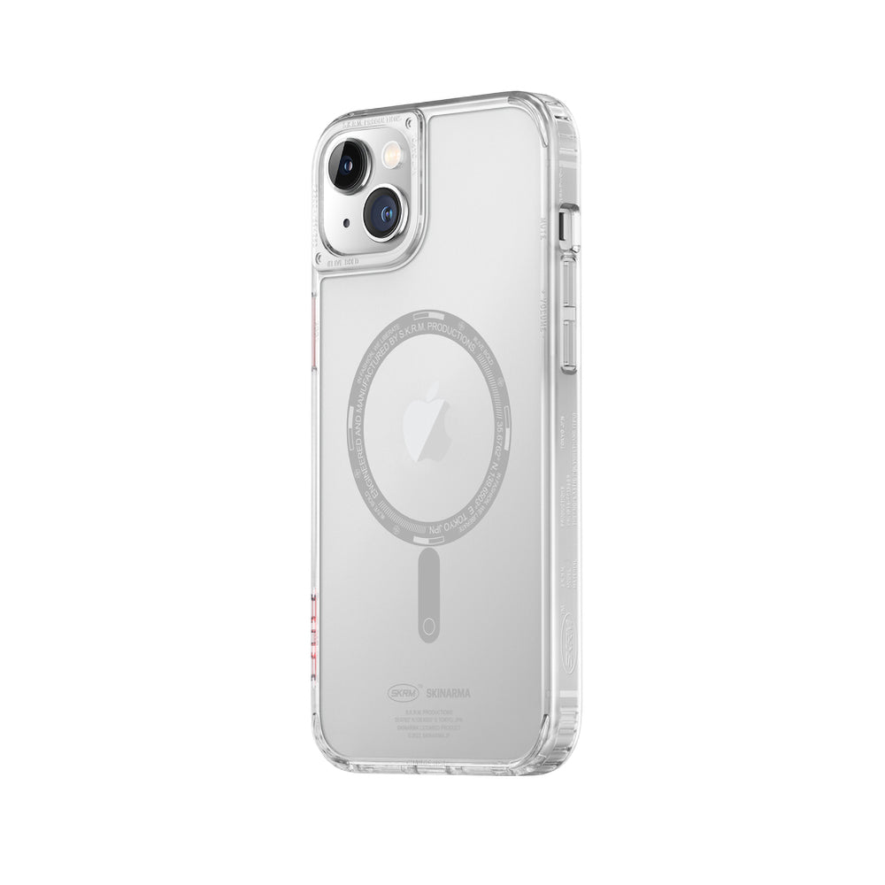 iPhone 14 Plus Kılıf SkinArma Şeffaf Airbag Tasarımlı M-safe Şarj Özellikli Saido Kılıf