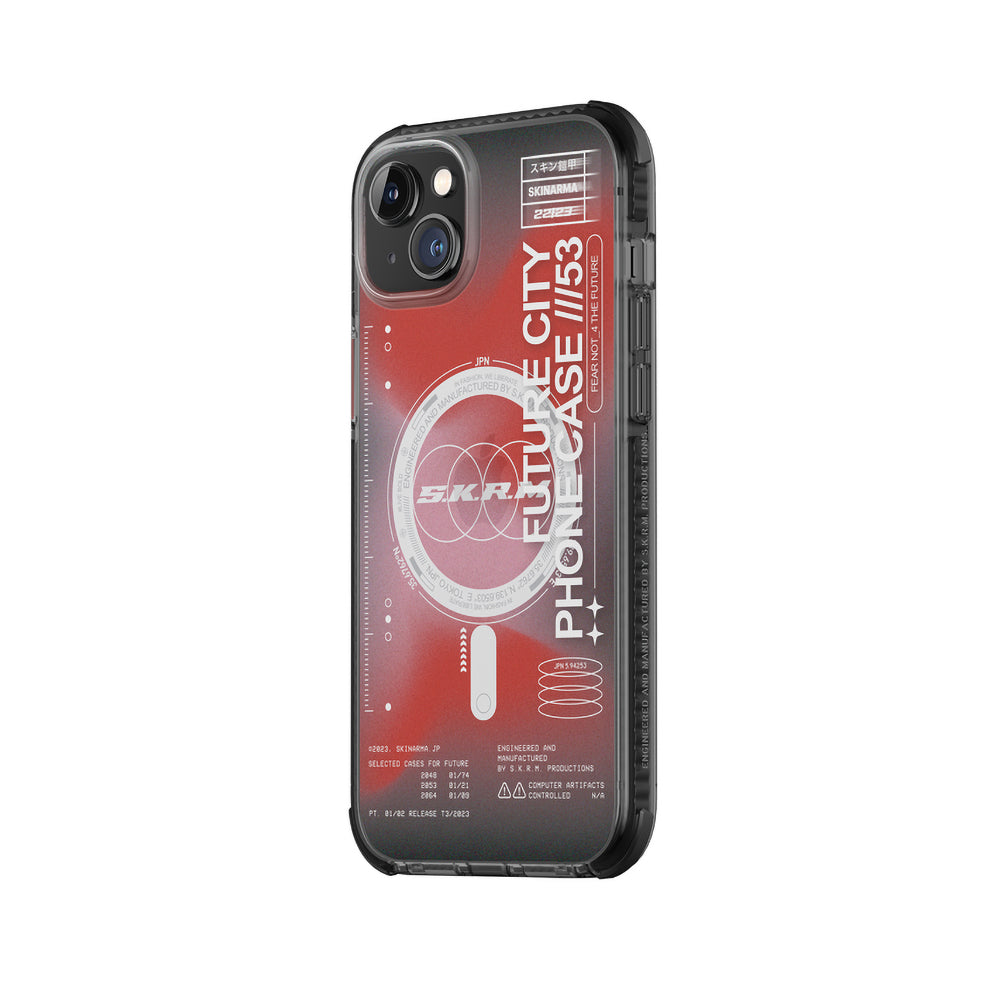 iPhone 14 Plus Kılıf SkinArma Şeffaf Airbag Tasarımlı M-safe Şarj Özellikli Shorai Kılıf