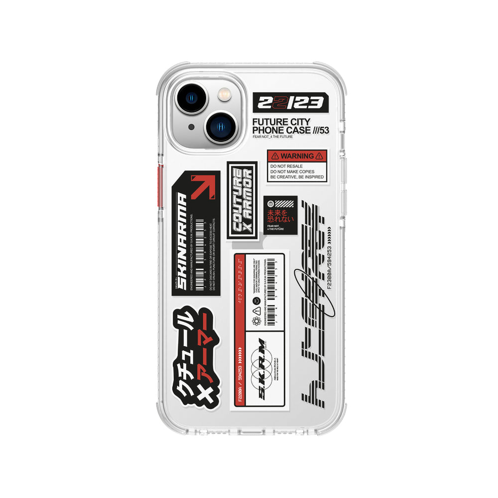 iPhone 14 Plus Kılıf SkinArma Şeffaf Desenli Airbag Tasarımlı Taito Kılıf