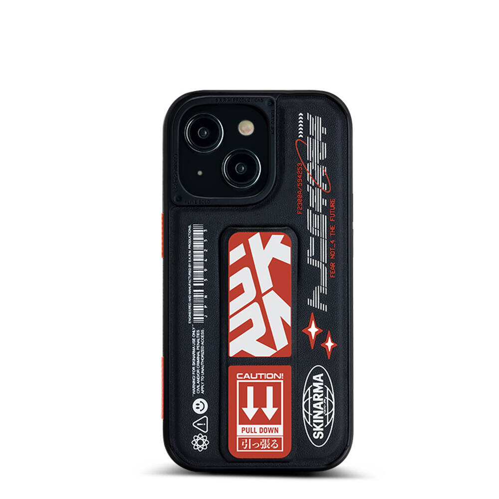 iPhone 14 Plus Kılıf SkinArma Standlı Deri Görünümlü Akarui Kılıf