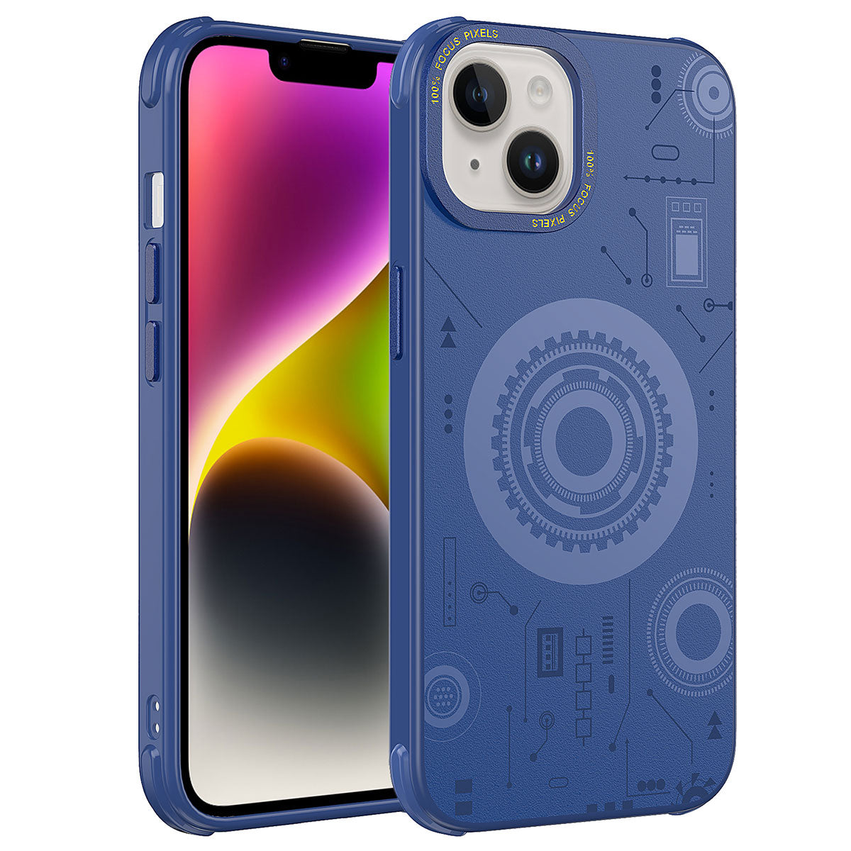 iPhone 14 Plus Kılıf Zore Wireless Şarj Özellikli Desenli Hot Kılıf