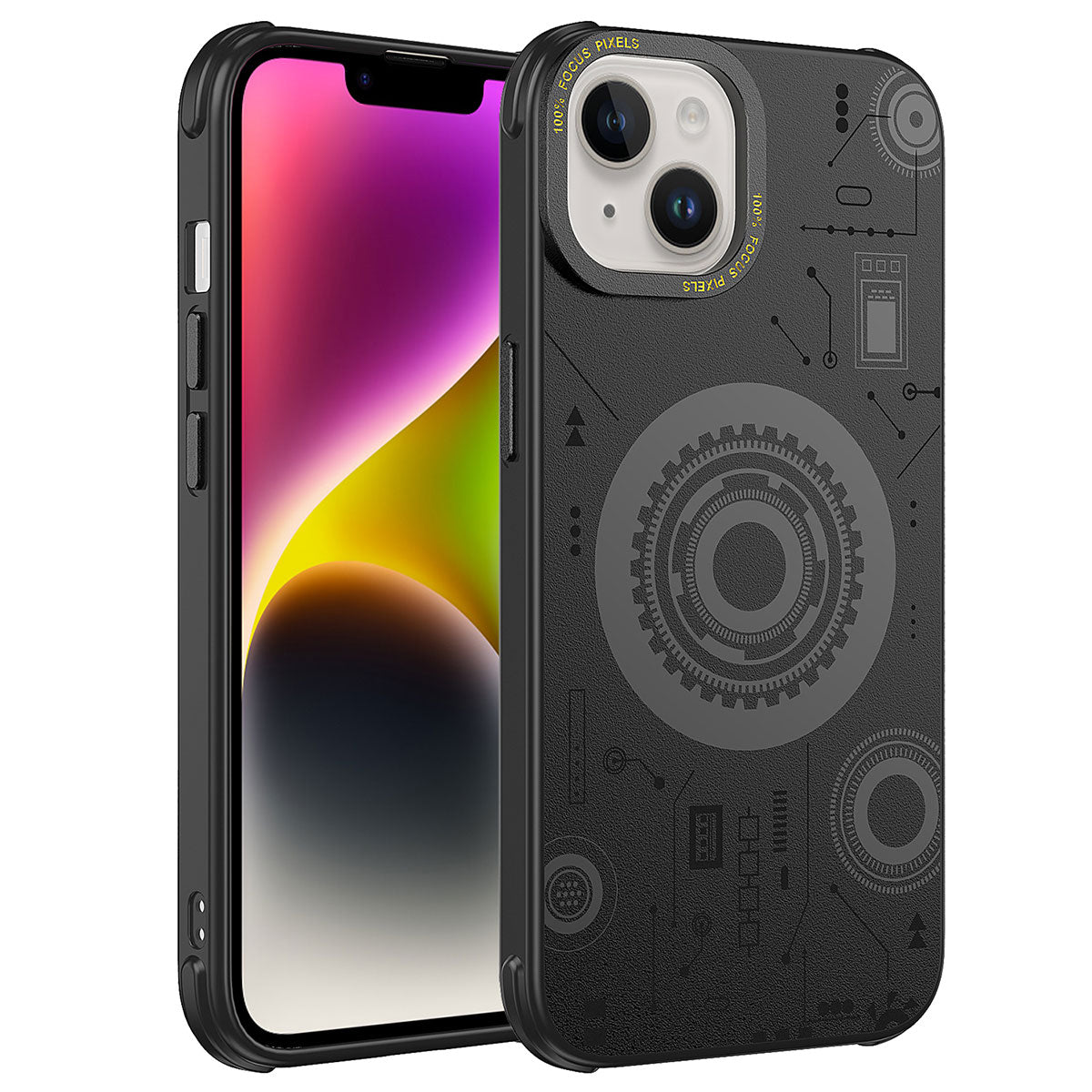 iPhone 14 Plus Kılıf Zore Wireless Şarj Özellikli Desenli Hot Kılıf