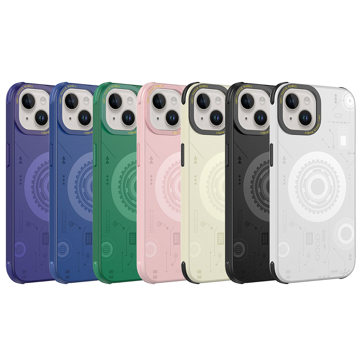 iPhone 14 Plus Kılıf Zore Wireless Şarj Özellikli Desenli Hot Kılıf