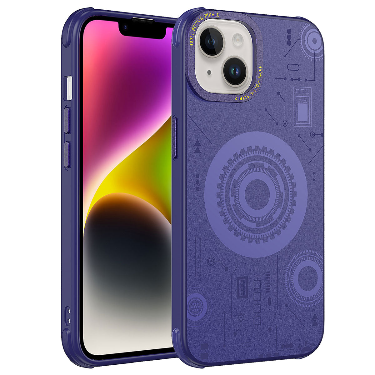 iPhone 14 Plus Kılıf Zore Wireless Şarj Özellikli Desenli Hot Kılıf