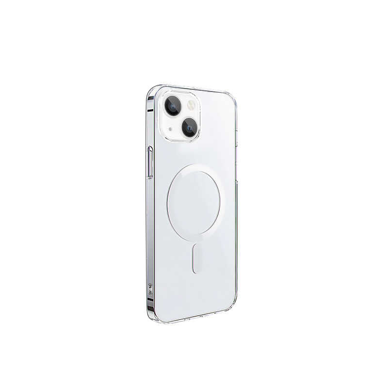 iPhone 14 Plus Wiwu M-safe Şarj Özellikli Lens Korumalı Şeffaf Silikon Kılıf