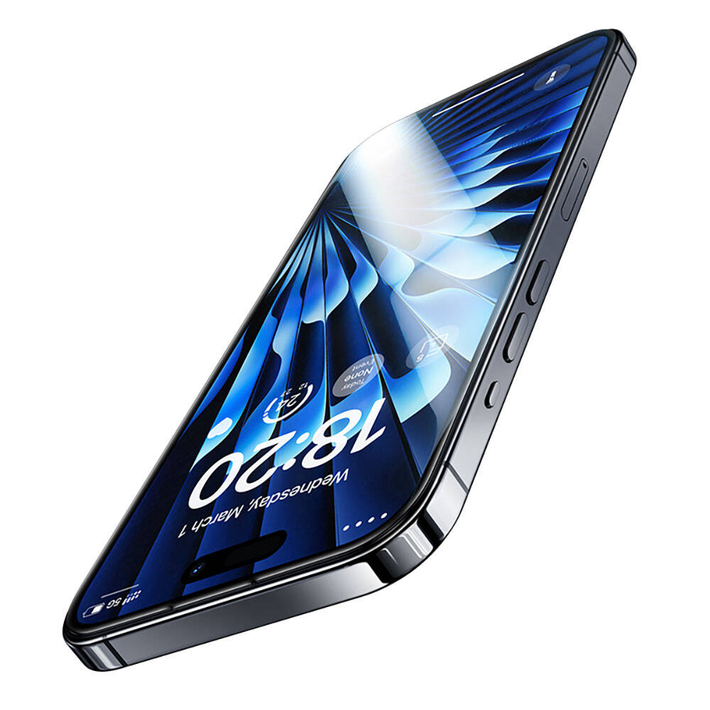 iPhone 14 Pro Benks Glass Warrior Safir Coating Ekran Koruyucu + Kolay Uygulama Aparatlı