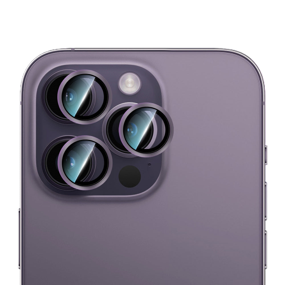 iPhone 14 Pro CaseWorld Alloy Serisi Oleofobik Anti Reflective Kamera Lens Koruyucu