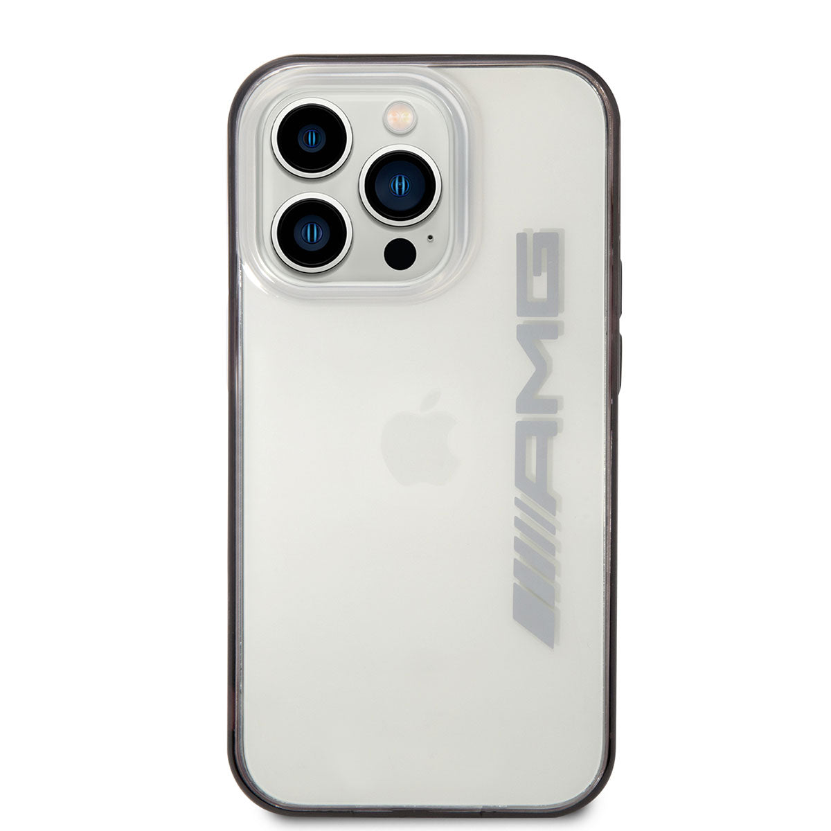 iPhone 14 Pro Kılıf AMG Transparan Siyah Çerçeve Dizayn Kılıf
