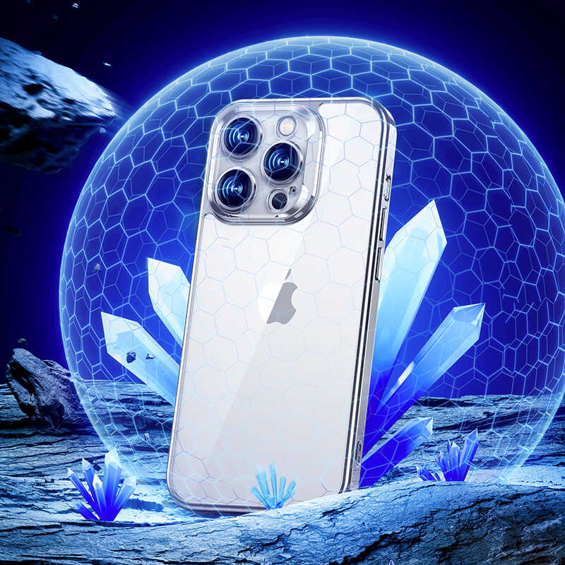 iPhone 14 Pro Kılıf Benks Electroplating TPU Kılıf Ekran Koruyucu Hediyeli
