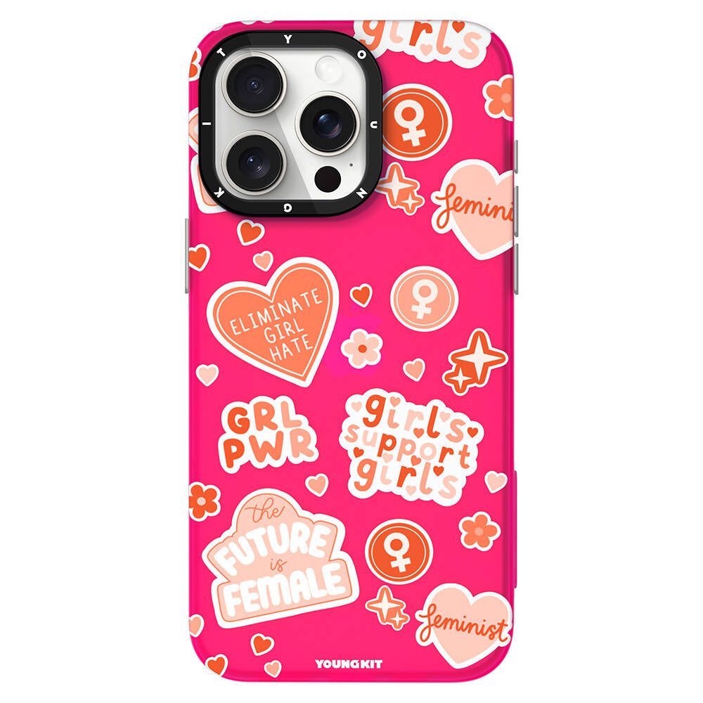 iPhone 14 Pro Kılıf Bethany Green Tasarımlı Youngkit Sweet Language Kılıf