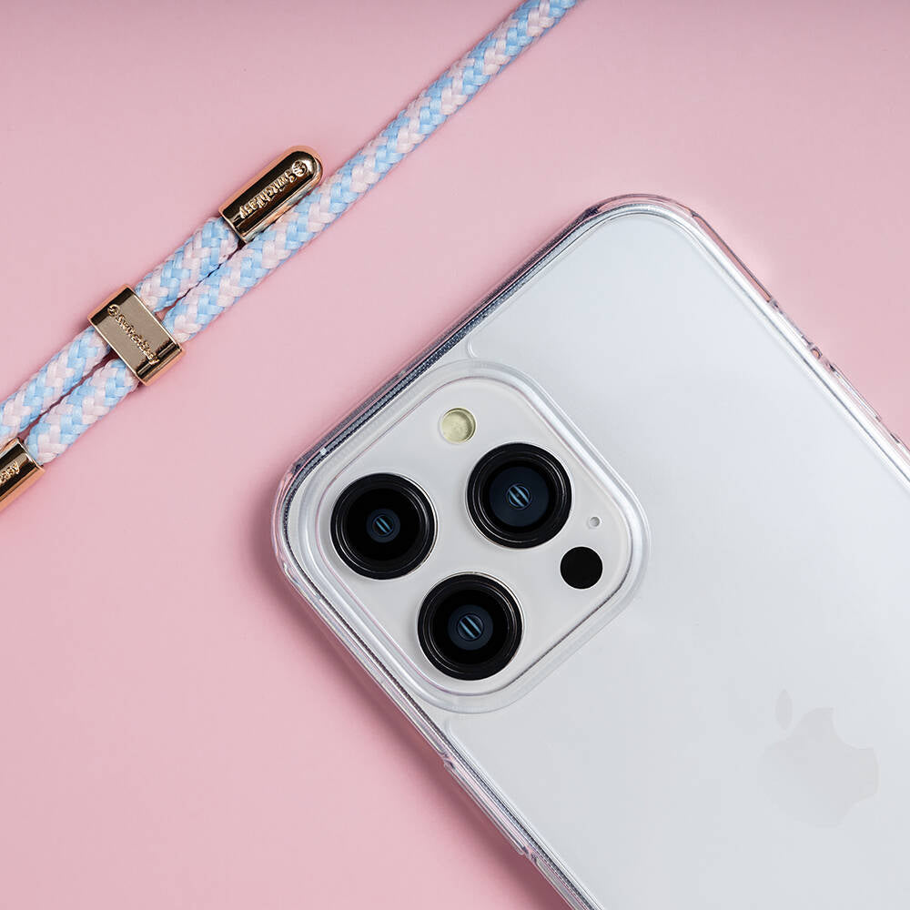 iPhone 14 Pro Kılıf Boyun Askılı Şok Önleyicili Şeffaf Lisanslı Switcheasy Play Kılıf