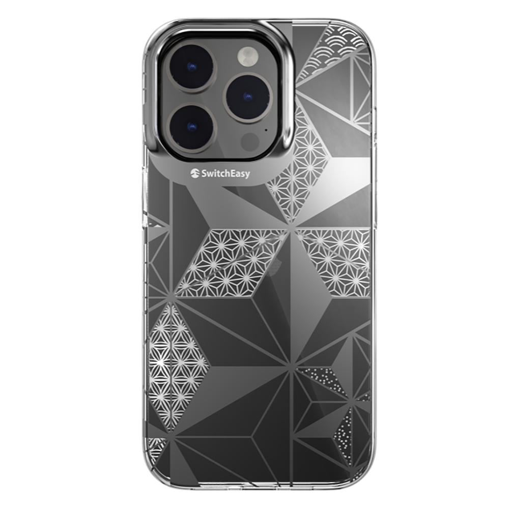 iPhone 14 Pro Kılıf Çift IMD Baskılı Lisanslı Switcheasy Artist Asanoha Kılıf