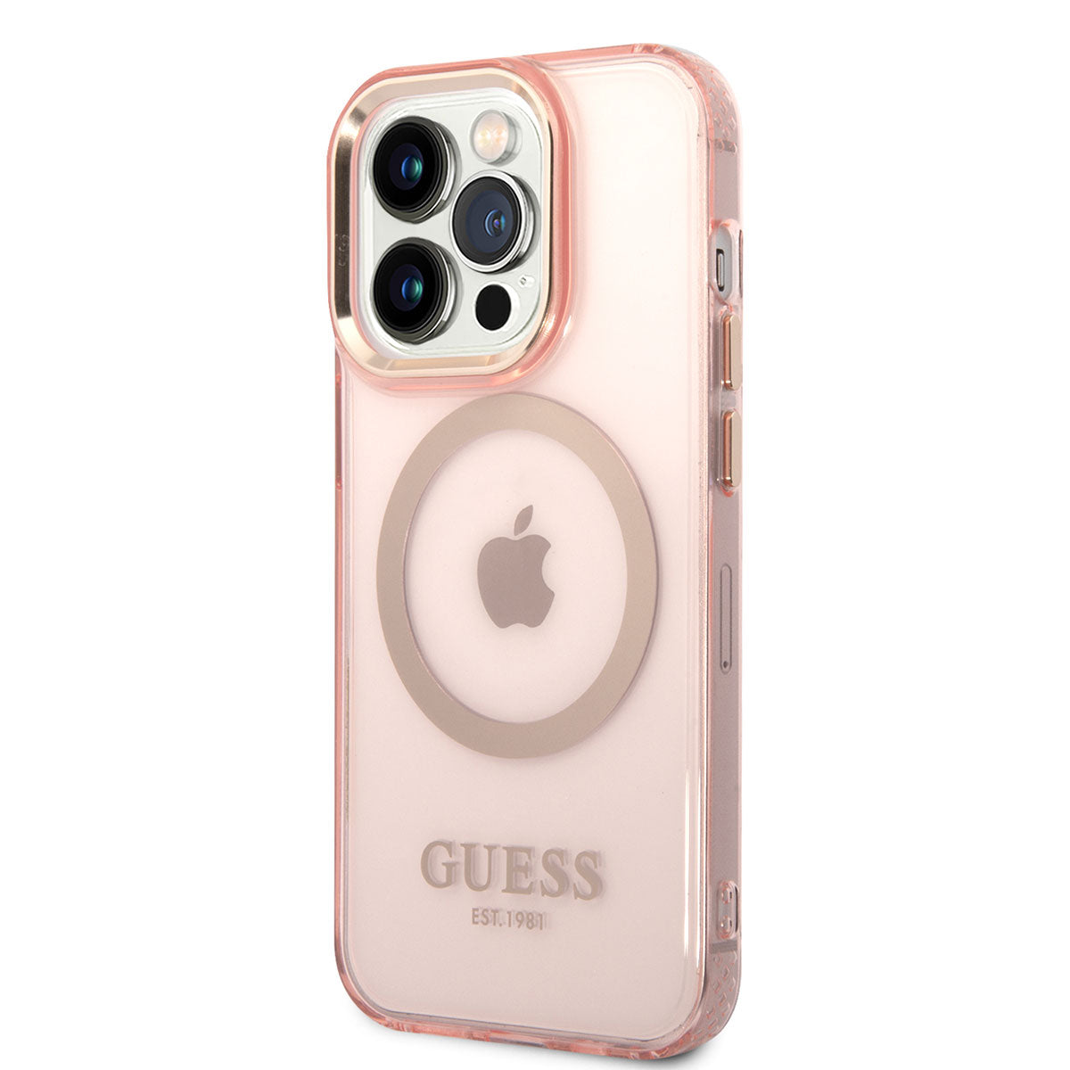 iPhone 14 Pro Kılıf GUESS M-safe Şarj Özellikli Airbagli Dizayn Kılıf