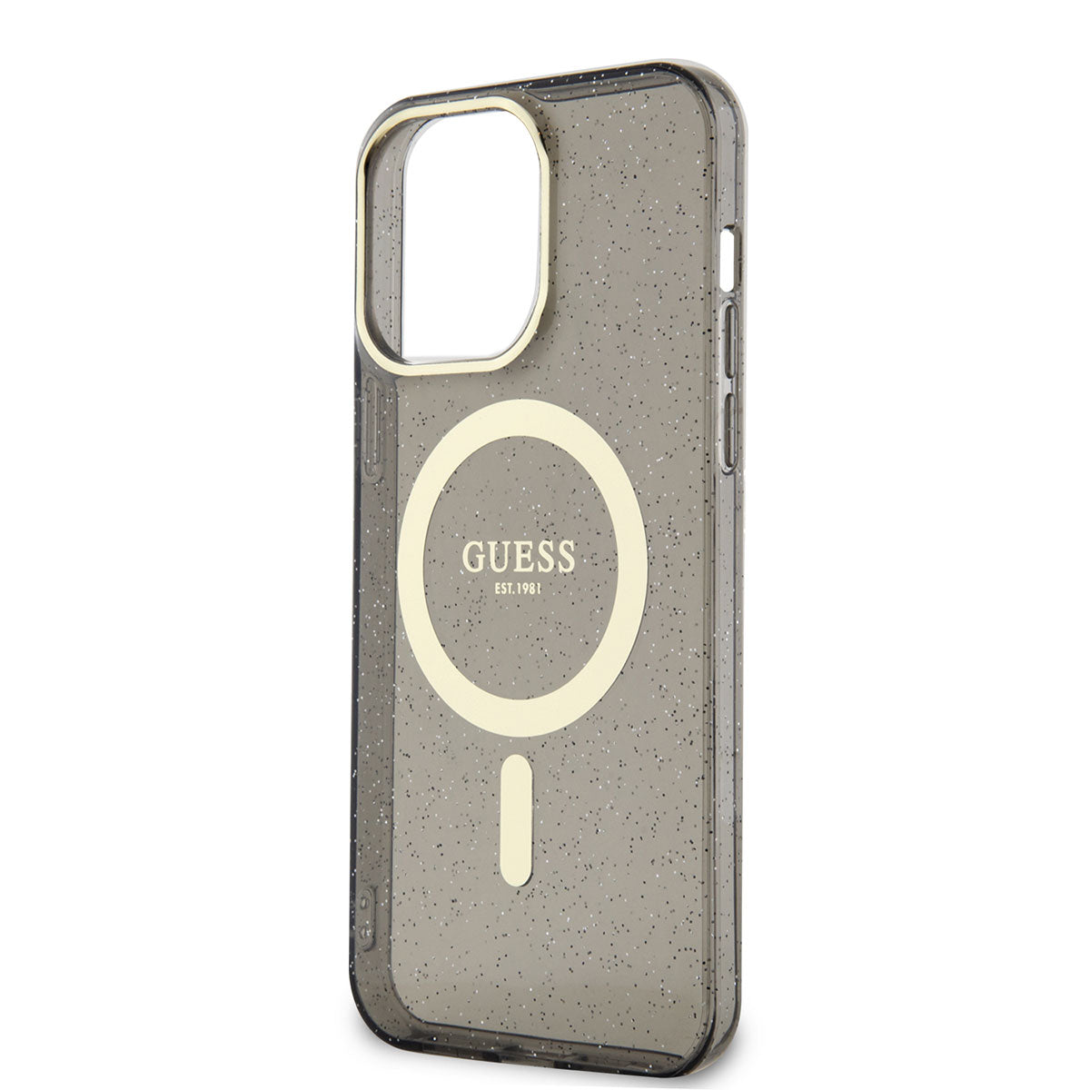 iPhone 14 Pro Kılıf GUESS M-safe Şarj Özellikli Glitter Kılıf
