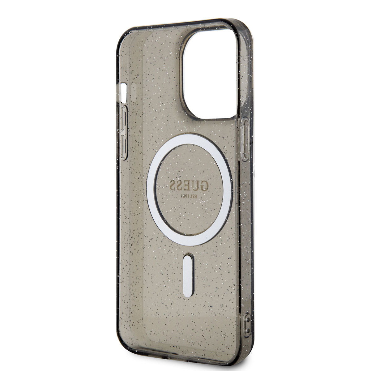 iPhone 14 Pro Kılıf GUESS M-safe Şarj Özellikli Glitter Kılıf