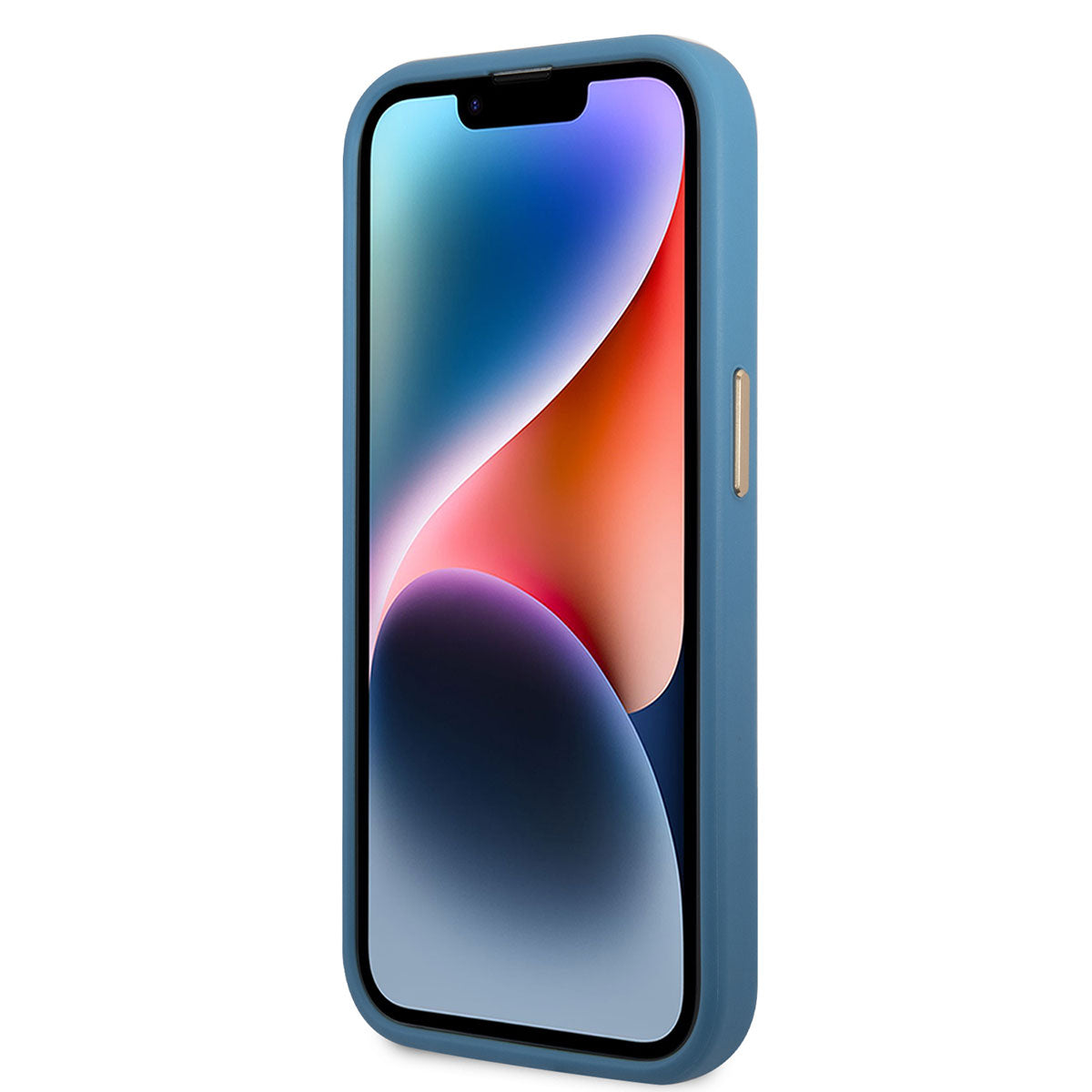 iPhone 14 Pro Kılıf GUESS PU Deri Metal Logo Dizaynlı Kılıf