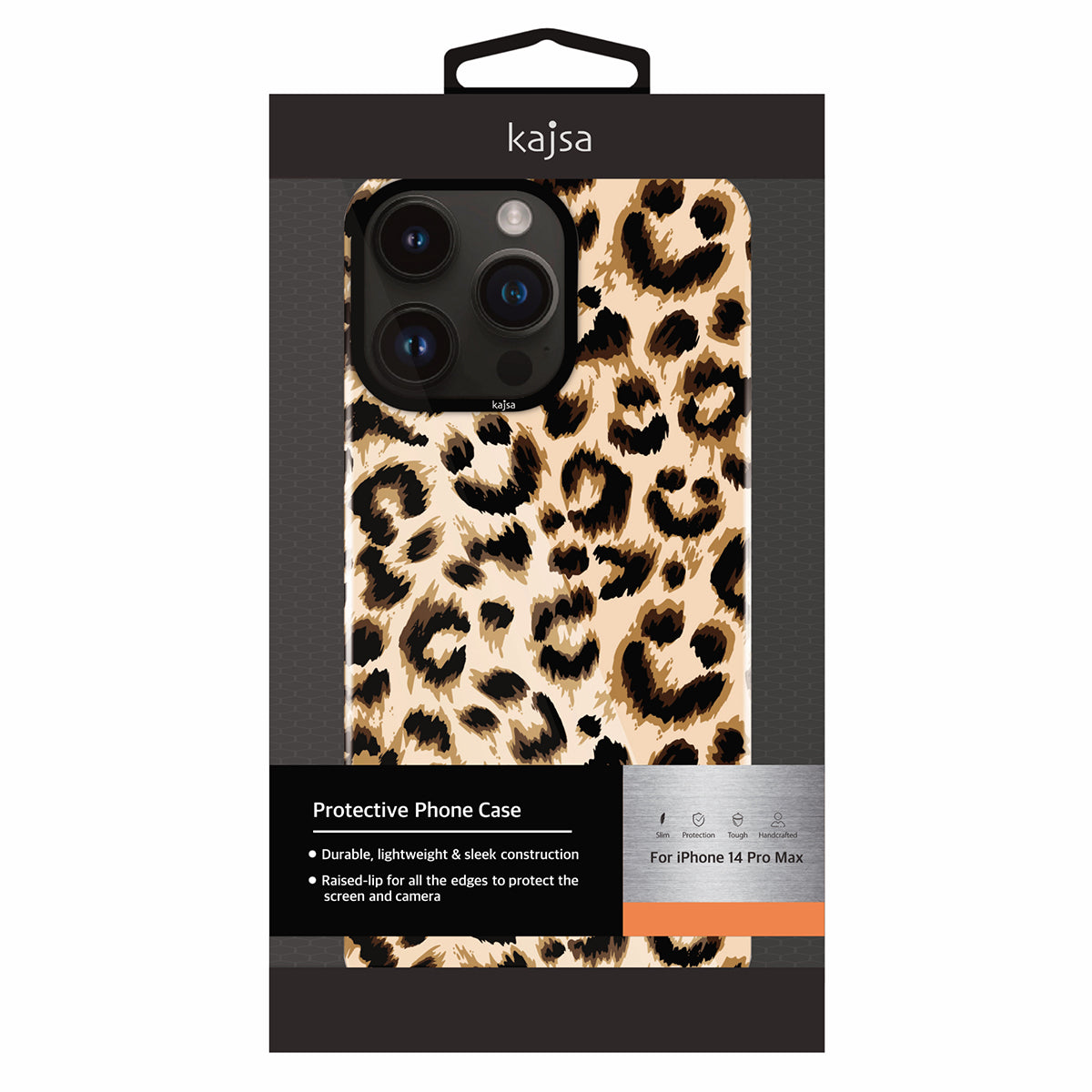 iPhone 14 Pro Kılıf HD Desenli Kajsa Shield Plus Wild Serisi Kılıf