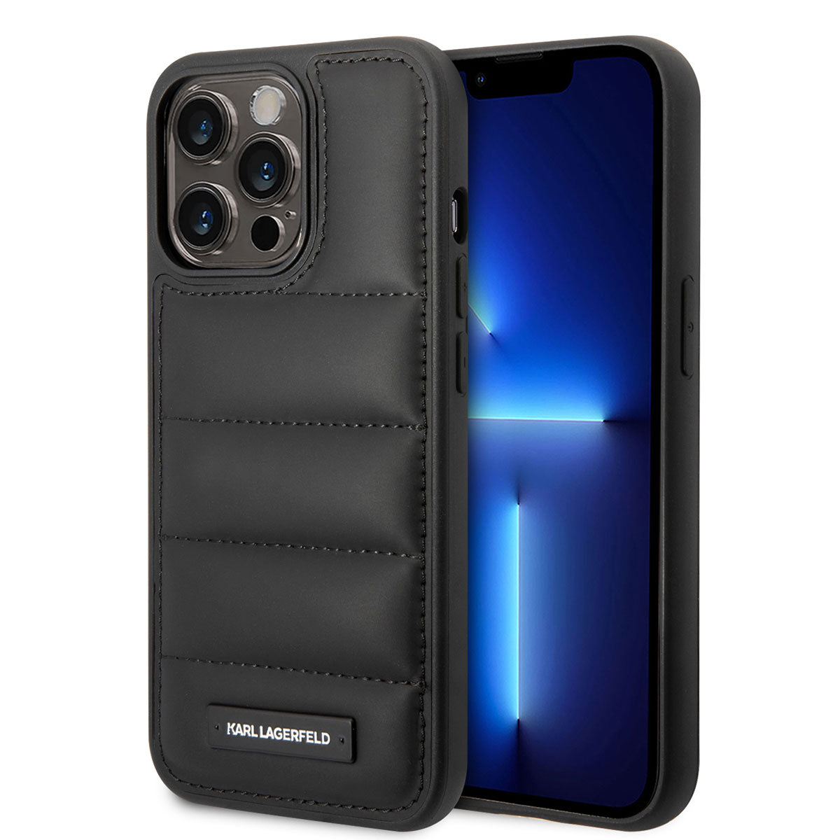 iPhone 14 Pro Kılıf Karl Lagerfeld Nylon Puffy Airbag Dizayn Kılıf