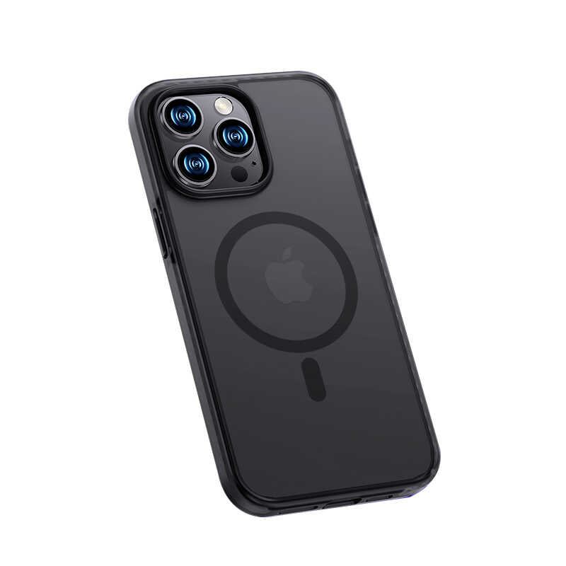 iPhone 14 Pro Kılıf Kenarları Silikon Airbagli Mat Arka Yüzey Benks Icesand Kılıf