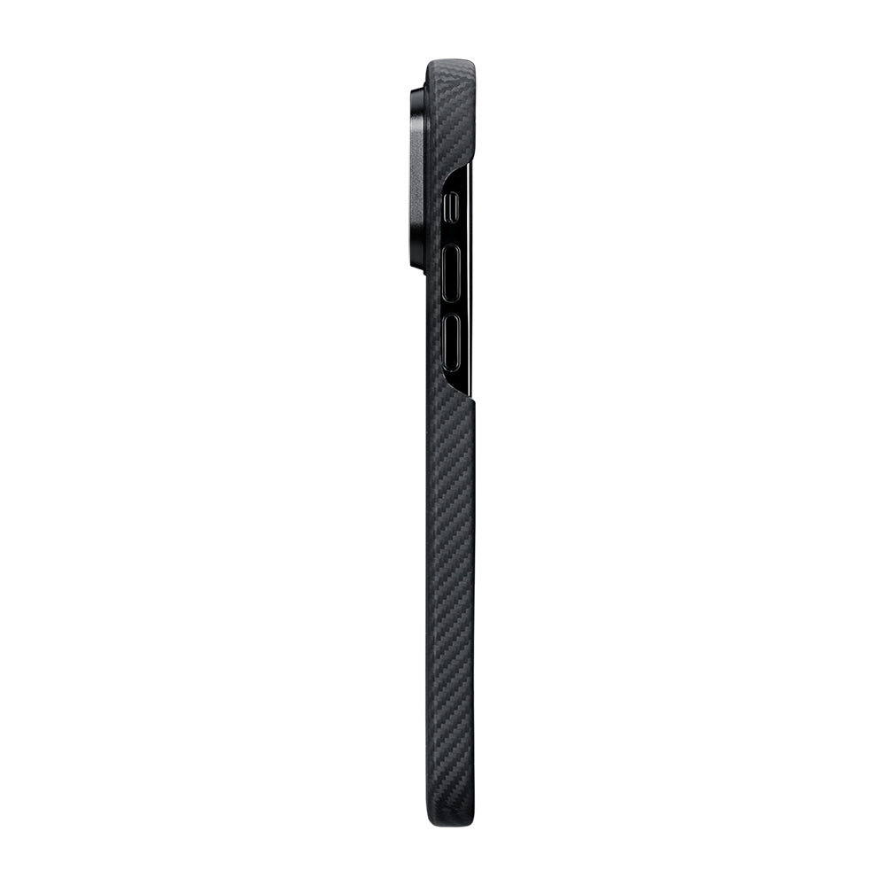 iPhone 14 Pro Kılıf M-safe Şarj Özellikli 600D Aramid Karbon Fiber Pitaka Tactile Woven Orchestra Serisi Rhapsody Kılıf