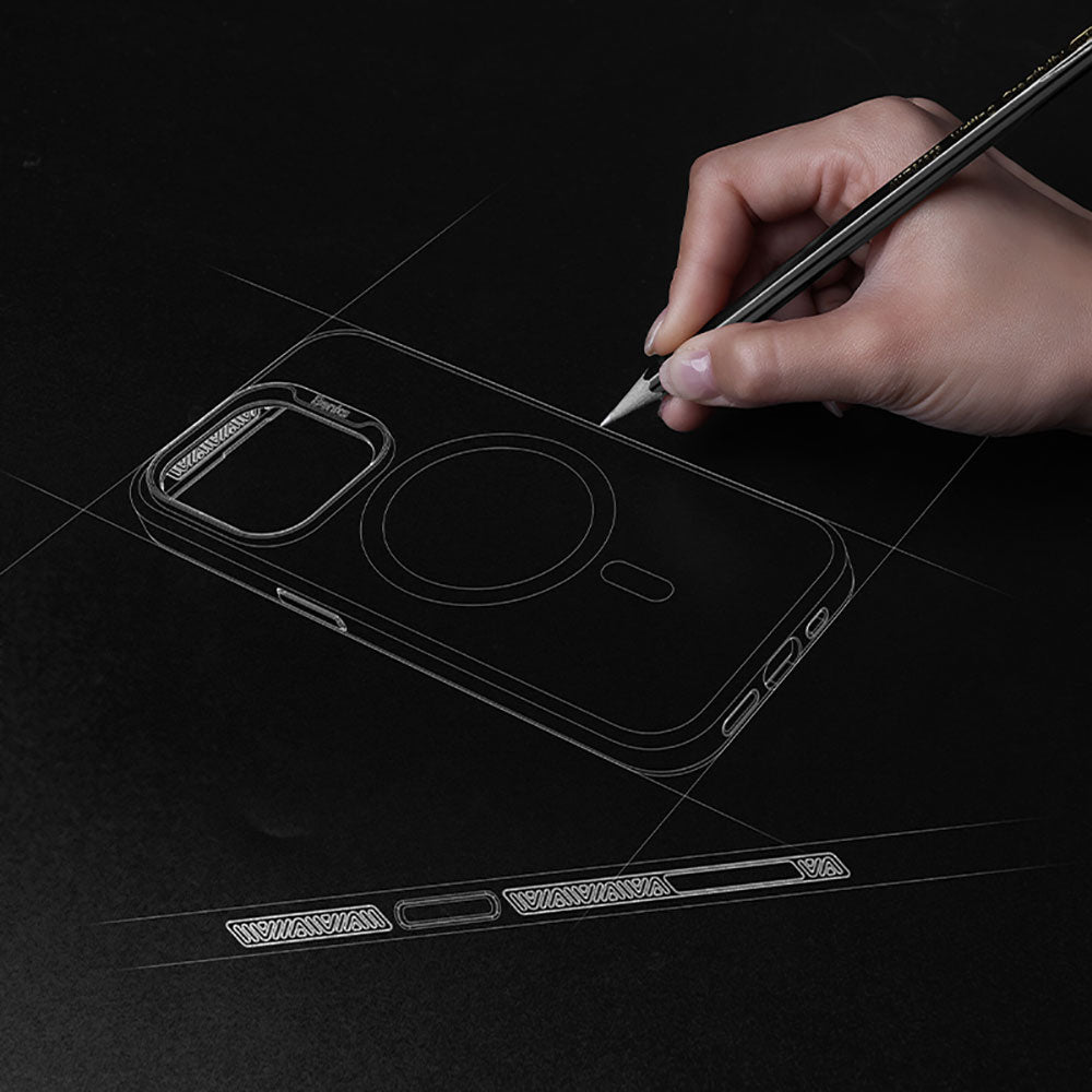 iPhone 14 Pro Kılıf M-safe Şarj Özellikli Benks Lucid Armor Kılıf