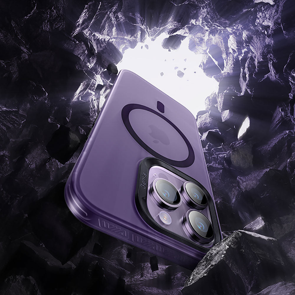 iPhone 14 Pro Kılıf M-safe Şarj Özellikli Benks Lucid Armor Kılıf