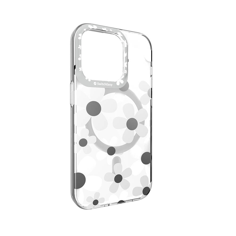 iPhone 14 Pro Kılıf M-safe Şarj Özellikli Çift IMD Baskılı Lisanslı Switcheasy Artist-M Fleur Kılıf