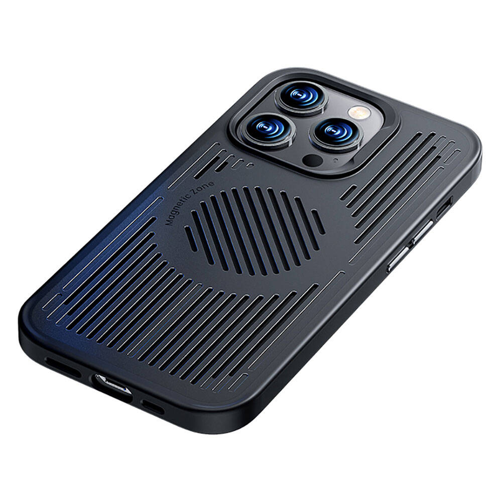 iPhone 14 Pro Kılıf M-safe Şarj Özellikli Düşme Dirençli Soğutucu Benks Biliz Kılıf