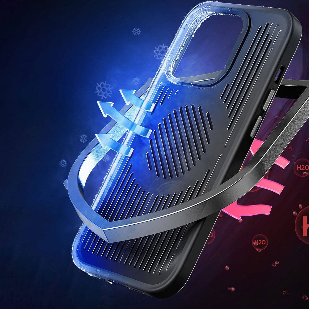 iPhone 14 Pro Kılıf M-safe Şarj Özellikli Düşme Dirençli Soğutucu Benks Biliz Kılıf