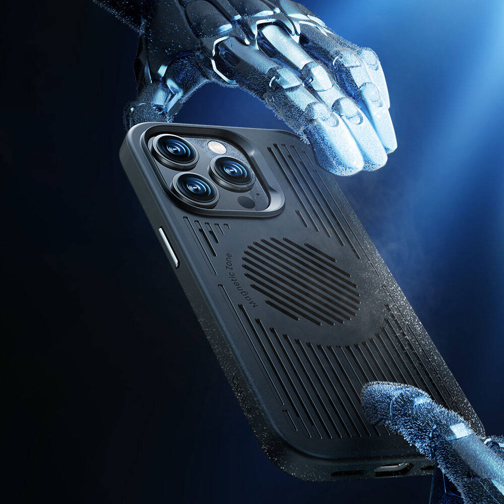 iPhone 14 Pro Kılıf M-safe Şarj Özellikli Düşme Dirençli Soğutucu Benks Biliz Kılıf
