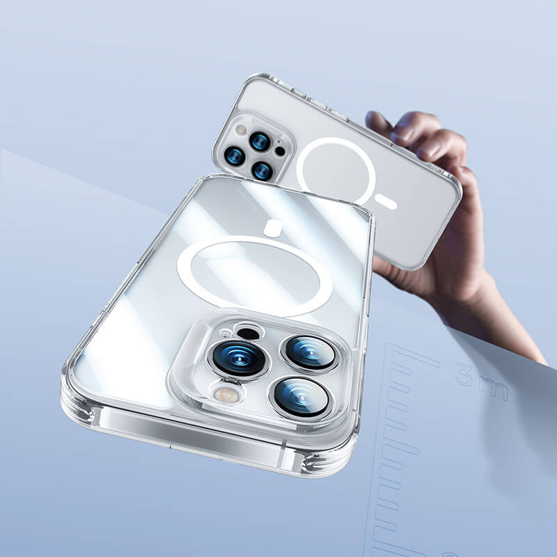 iPhone 14 Pro Kılıf M-safe Şarj Özellikli Kamera Korumalı Benks Corning Glass Serisi Kılıf