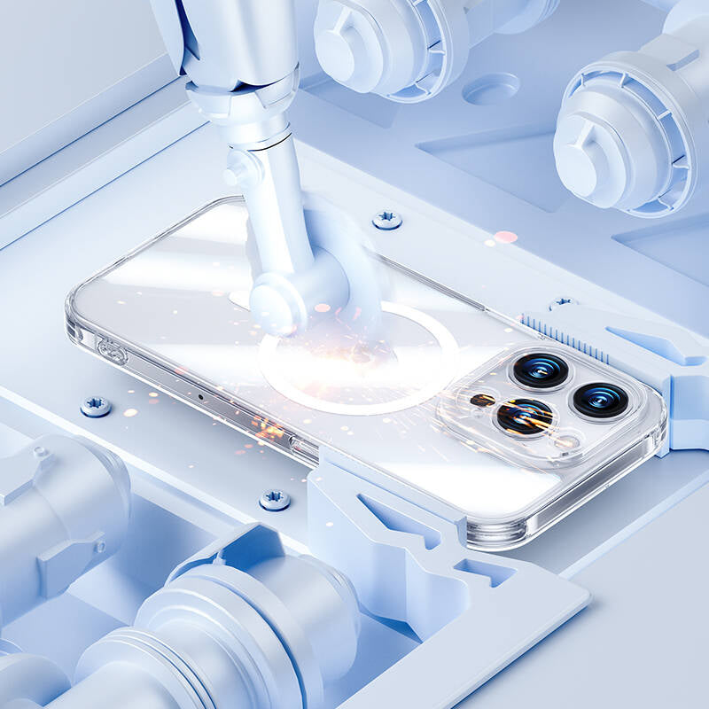 iPhone 14 Pro Kılıf M-safe Şarj Özellikli Kamera Korumalı Benks Corning Glass Serisi Kılıf