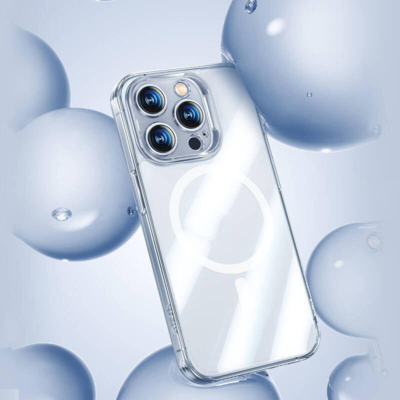 iPhone 14 Pro Kılıf M-safe Şarj Özellikli Kamera Korumalı Benks Corning Glass Serisi Kılıf