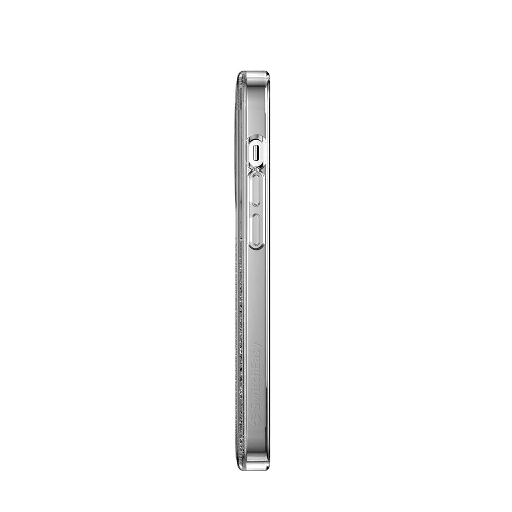 iPhone 14 Pro Kılıf M-safe Şarj Özellikli Parlayan Simli Şeffaf Lisanslı Switcheasy Starfield-M Kılıf