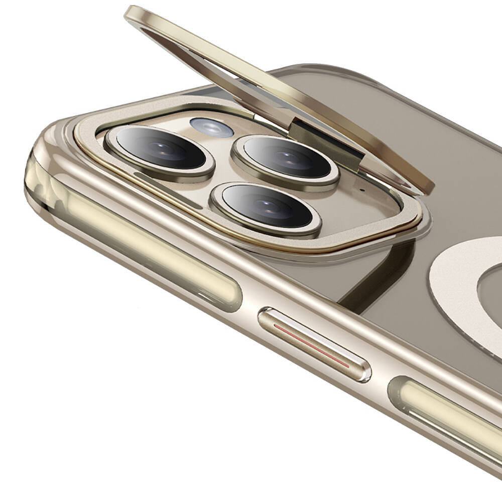 iPhone 14 Pro Kılıf M-safe Şarj Özellikli Wlons Standlı Efsane Kılıf