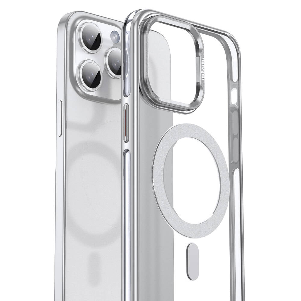 iPhone 14 Pro Kılıf M-safe Şarj Özellikli Wlons Standlı Efsane Kılıf