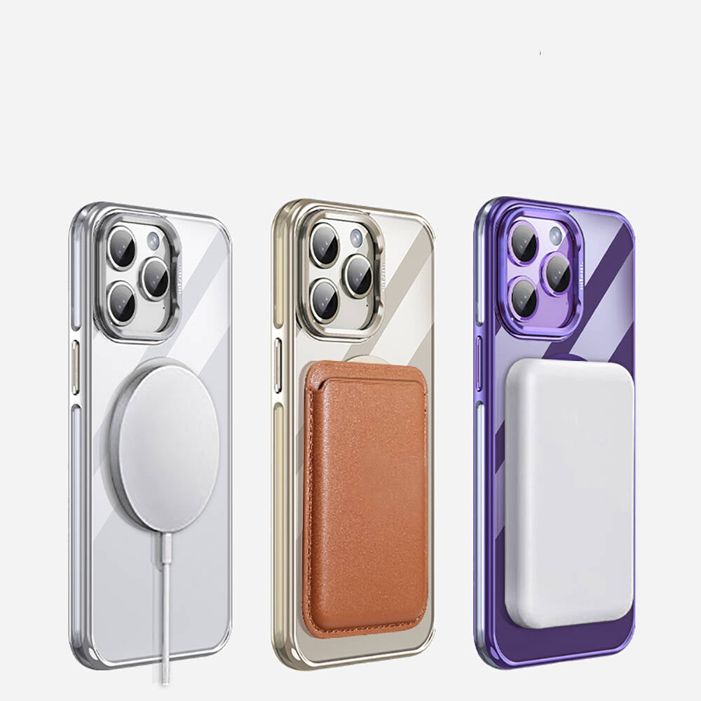 iPhone 14 Pro Kılıf M-safe Şarj Özellikli Wlons Standlı Efsane Kılıf
