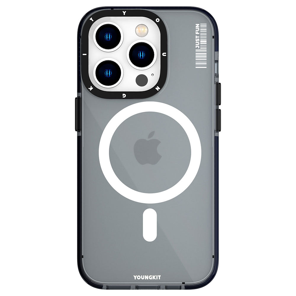 iPhone 14 Pro Kılıf M-safe Şarj Özellikli YoungKit Crystal Color Serisi Kılıf