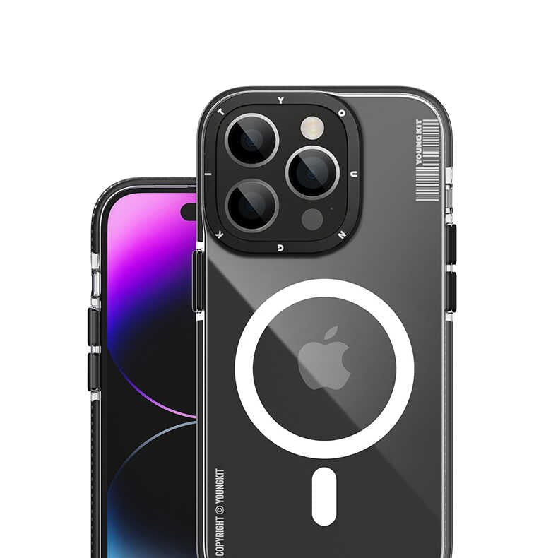iPhone 14 Pro Kılıf M-safe Şarj Özellikli YoungKit Exquisite Serisi Kılıf