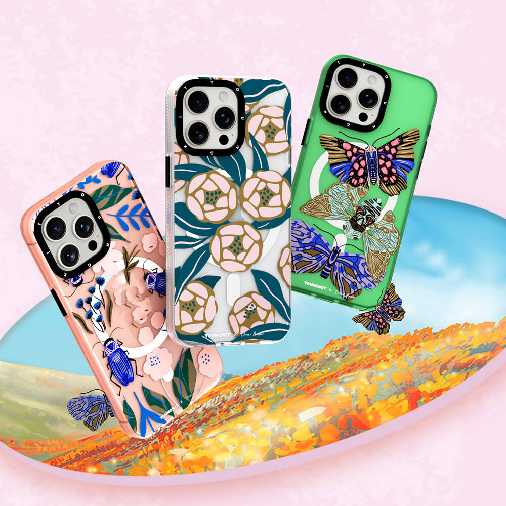 iPhone 14 Pro Kılıf M-safe Şarj Özellikli YoungKit Huagu Serisi Kılıf