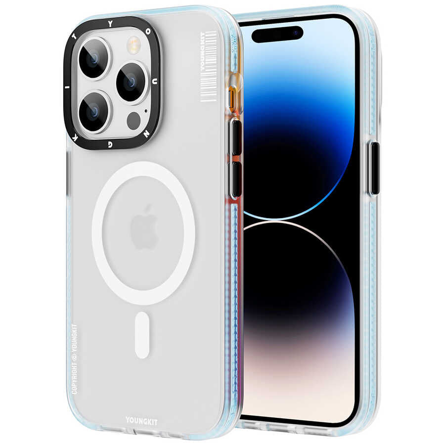 iPhone 14 Pro Kılıf M-safe Şarj Özellikli Youngkit Jane Sand Serisi Kılıf