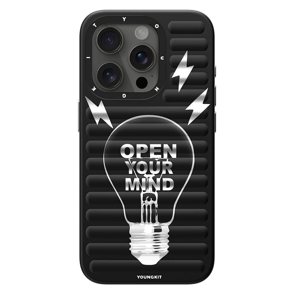 iPhone 14 Pro Kılıf M-safe Şarj Özellikli Youngkit Open Mind Serisi Kılıf