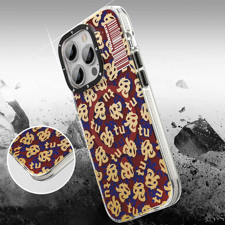 iPhone 14 Pro Kılıf M-safe Şarj Özellikli Youngkit Play Rabbit Serisi Kılıf