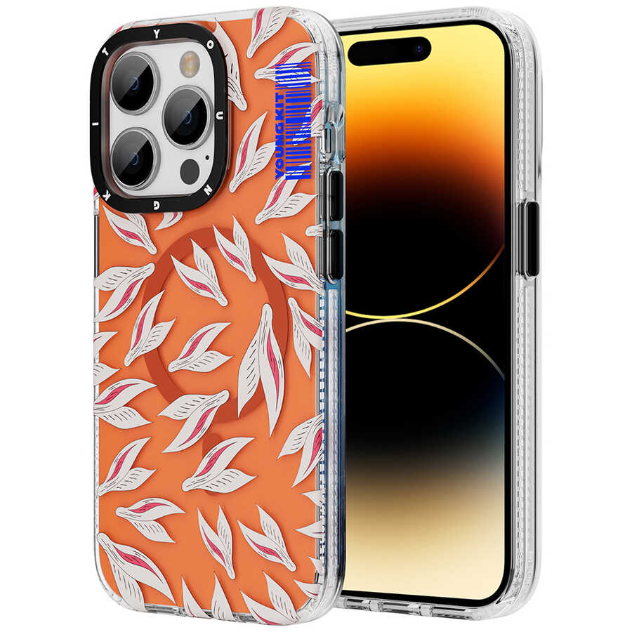iPhone 14 Pro Kılıf M-safe Şarj Özellikli Youngkit Play Rabbit Serisi Kılıf